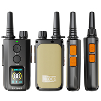 Starkes Elektronisches Anti-Bell-Halsband mit Anpassbarer Fernbedienung, Wiederaufladbar, 600FT Reichweite, Hundetrainingsprodukt