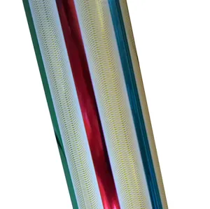 Grosir ukuran disesuaikan garis lurus Multi Warna kertas timah cetakan panas