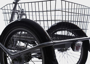 Triciclo eléctrico para adulto, Cruise e-bike Trike, <span class=keywords><strong>bicicleta</strong></span> de carga eléctrica de <span class=keywords><strong>tres</strong></span> <span class=keywords><strong>ruedas</strong></span> <span class=keywords><strong>con</strong></span> cesta trasera para ir de compras - Product Image 6