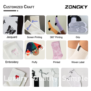 Kaus Kaki Katun Wanita, Kaus Kaki Katun Bungkuk Ekstra Panjang Keruncut Berat - Product Image 4