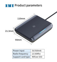 Encodeur de cartes RFID M1 USB TTLOCK App TTHotel E5 pour système de serrure intelligente NFC IC, lecteur-graveur de clés pour la gestion hôtelière