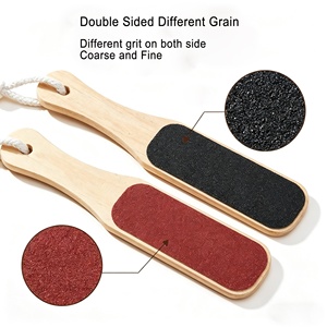 ตะไบขัดเท้าสองด้านแบบไม้ ทนทาน ใช้สำหรับขัดส้นเท้า ขจัดหนังด้าน - Product Image 2