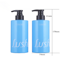 Flacon vide personnalisé pour gel douche 300ml 500ml, flacon en plastique PET, emballage pour shampoing et après-shampoing, contenant en plastique