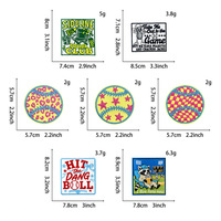 Patch brodé thermocollant en PVC style sport baseball/softball pour chapeaux, vêtements, bagages et décoration DIY