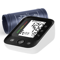 Tensiomètre électronique numérique à bras supérieur contrôlé par application Bluetooth, écran LCD, mesure oscillométrique, vente chaude
