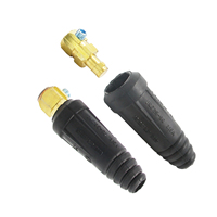 Obtenez le connecteur de câble de soudage Euro Star Weld DKZ35-50 35-50 mm