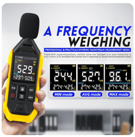 FNIRSI FDM01 Instrument de mesure du bruit Sonomètre numérique portable Testeur de niveau sonore DB 30~130dB Instruments audio électriques