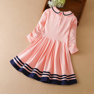 Vestidos Casuales de Primavera para Niñas, Vestidos para Niñas, Vestido Camisero con Cuello Camisero y Pliegues para Bebés, de 6 a 14 Años - Product Image 5
