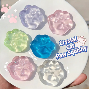 Juguetes Blandos de Mochi con Forma de Patas de Gato de Cristal de Diamante Needoh, Mini Juguetes Kawaii para Apretar, Venta al por Mayor - Product Image 6