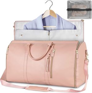 Free sample Carry-on Clothes Duffel Bag for <b>Women</b> and Men with Dual Purpose Hanging Suitcase Business Travel Bag - Product Image 3