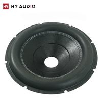 Cône de haut-parleur en papier HY AUDIO, remplacement de cône de 12 pouces, fournisseur d'accessoires pour haut-parleurs PA, hauteur effective 60 mm, bord en mousse, papier.