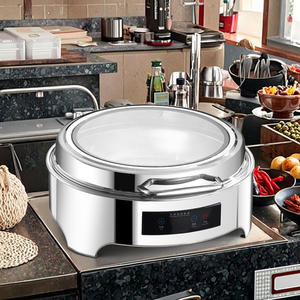 Elettrico in Acciaio Inox Hotel Ristorante Buffet Display Temperatura di Controllo Apparecchiature per la ristorazione per locali da pranzo - Product Image 3