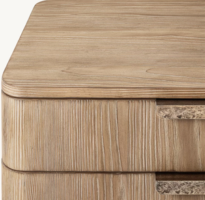 Mesita de noche moderna de madera maciza de roble, nuevo diseño, muebles de dormitorio cerrados CIRO - Product Image 3