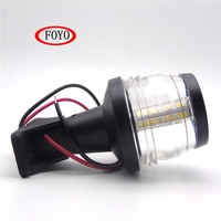 Série de lampes LED tout-en-un de la marque FOYO, 12-24VDC, boîtier en acier inoxydable et en plastique, éclairage de sécurité maritime pour bateaux/yachts/kayaks/accessoires de bateaux