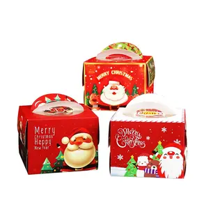 Permen Brownies Kotak Roti Kotak Cupcake Natal Kotak Hadiah Kue