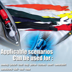 Sac cosmétique étanche à fermeture éclair, personnalisable, vente en gros d'usine, fermeture éclair en plastique à ouverture et fermeture pour vêtements, chaussures, articles ménagers et textiles - Product Image 4