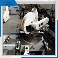 Machine à découper les cadres de fenêtres en aluminium Glorious Machinery, scie circulaire, moteur 220V/380V 1.1KW, capacité de coupe 100x100mm
