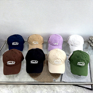 Casquette de baseball unisexe à visière profonde en PVC brodée de lettres, printemps automne, toutes occasions, décontractée - Product Image 1