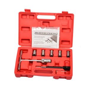Kit d'outils de réparation de <span class=keywords><strong>coupe</strong></span> de nettoyage de siège d'injecteur <span class=keywords><strong>Diesel</strong></span> 7 pièces - Product Image 1