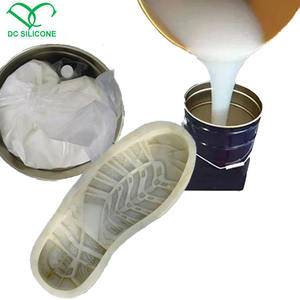 Caucho de silicona líquido de curado por condensación RTV2 para hacer moldes de plantilla de zapatos - Product Image 1