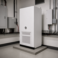 Système de stockage d'énergie commercial et industriel 261 kWh LiFePO4 avec refroidissement liquide IP65 pour extérieur, armoire BESS hybride pour réseau, puissance de crête