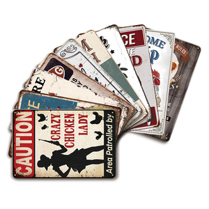 10 piezas Letrero Metálico Plano <span class=keywords><strong>de</strong></span> Advertencia 'Cuidado con la Gallina Loco', Impresión 2D, Decoración <span class=keywords><strong>de</strong></span> Pared con Aviso <span class=keywords><strong>de</strong></span> Gallo <span class=keywords><strong>de</strong></span> Granja para Gallinero, Patio Trasero y Casa <span class=keywords><strong>de</strong></span> Campo - Product Image 1