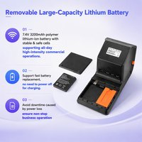 Terminal de point de vente portable tout-en-un avec imprimante de reçus 80 mm, système de paiement sans contact, lecteur NFC, BT, WiFi, 4G pour pharmacie