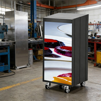 Cabina de DJ Portátil 3D Plegable con Pantalla LED y Mesa de Video Wall LED para Eventos y Festivales Musicales, Venta al Por Mayor
