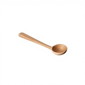 <b>Wooden</b> Cooking Utensils <b>Set</b> of 2 Natural Wood Spoons for Stirring Mixing Cooking Serving <b>Kitchen</b> Use - Product Image 6