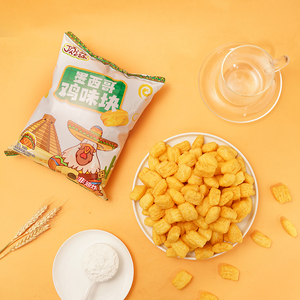 OEM <span class=keywords><strong>qinqin</strong></span> 105g ép đùn Ngô Nugget với burrito hương vị không chiên Snack cho trẻ em Gạo Hạt ép đùn thực phẩm căng phồng tinh bột gạo là - Product Image 3