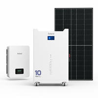 Sistema de Batería de Almacenamiento de Energía Doméstica LiFePO4 Apilable de 8000 Ciclos, 10 kWh, 200 Ah, Garantía de 10 Años