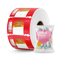Sac d'emballage personnalisé en plastique laminé avec fermeture à languette pour aliments, pop-corn, chips de pommes de terre