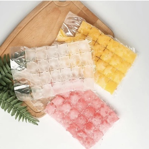 Food Grade Disposable PP <b>Plastic</b> Ice Packs Mold Transparent Square Shape Heat Seal Ice Grid Bag Passion Fruit <b>Block</b> Artifacts - Product Image 6