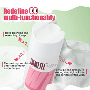 Shampooing et revitalisant 2-en-1 professionnel pour perruques en cheveux naturels, à l'huile d'arbre à thé et kératine, nettoyant capillaire régénérant pour perruques - Vente en gros - Product Image 3