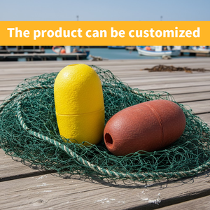 Y3 hình bầu dục nổi bóng PVC câu cá Float Chất lượng cao Lưới Đánh Cá Phao phao - Product Image 3