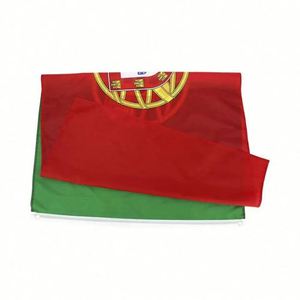 Banderas Nacionales Portuguesas Verdes y Rojas al por Mayor, 100% Poliéster, 3x5 Pies, con Asta de Aluminio - Product Image 3
