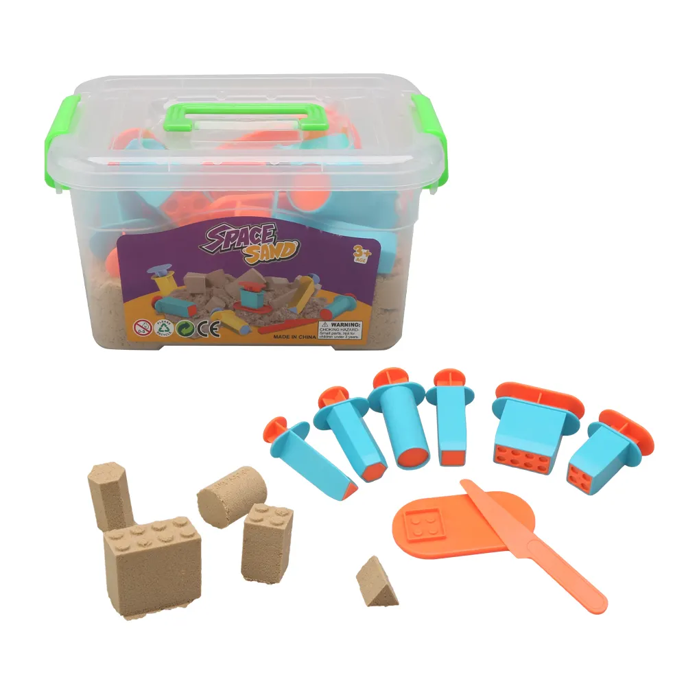 Детский волшебный песок, игрушка для моделирования, Космический песок, набор игрушек с формочками, детский «сделай сам», умный игровой движущийся песок