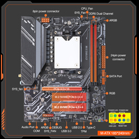 Nouvelle carte mère de bureau ERYING M-ATX AMD Ryzen9 8945HX DDR5*2 2*M.2 PCIe4.0 SSD Socket AM5 WIFI6E ARGB PC de jeu