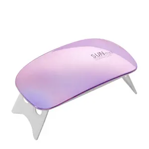 Factory Supplier 6W UV LED Lamp Nail Dryer Portable USB Cable Nail Lamp For Gel Polish Curing Mini Nail Lamp