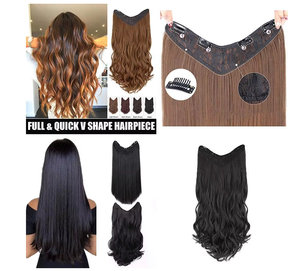 Extensiones de Cabello Remy Brasileño de Venta Caliente, Peluca con Clip, Toupee con Base de Encaje en U, Diseño Lateral Derecho - Product Image 3