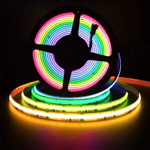 Bande lumineuse COB RGBIC RGBW LED 12v 24v avec télécommande, bande lumineuse LED COB pour la décoration de la maison - Product Image 1