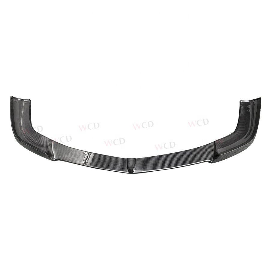 V Style Carbon Fiber Front Bumper Lip For 2011-14 BENZ W218 CLS500 CLS550 W/ AMG