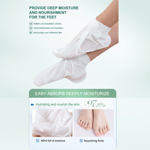 Set <span class=keywords><strong>de</strong></span> Mascarillas para Manos y Pies UUKKG, Calcetines con Forro <span class=keywords><strong>de</strong></span> Gel para Piel Seca y Agrietada, Tratamiento <span class=keywords><strong>de</strong></span> Spa Nocturno, Lavables y Ecológicos UU4961 - Product Image 1