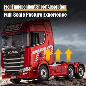 <span class=keywords><strong>Camion</strong></span> RC YT Huina 1501 1/18 770S V8 19CH 2.4G <span class=keywords><strong>Camion</strong></span> tracteur en alliage RC <span class=keywords><strong>Camion</strong></span> de chantier avec remorque Modèle de <span class=keywords><strong>camion</strong></span> avec lumières et sons Jouets - Product Image 6