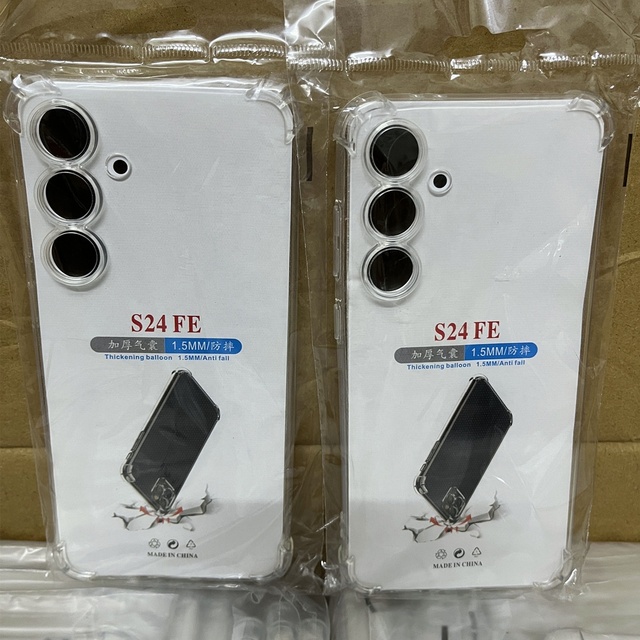 A37 A57 S24FE Airbag Phone Cases for Samsung Galaxy S22 S23 S24 Plus Ultra  A54 A55 Shockproof Cover
