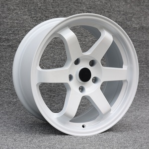 <span class=keywords><strong>ล้อ</strong></span>แม็กซ์ YQ Racing <span class=keywords><strong>TE37</strong></span> <span class=keywords><strong>สี</strong></span>ขาว 5x120 5x114.3 <span class=keywords><strong>ขอบ</strong></span> 17 <span class=keywords><strong>18</strong></span> 19 นิ้ว สำหรับ Audi BMW 340I F30 Honda Civic Toyota Subaru Mazda Chevry - Product Image 2