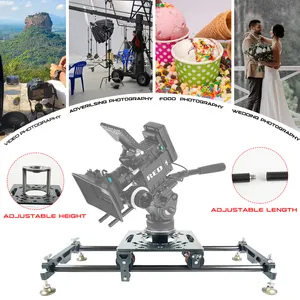 NSH Camera Rail Slider Set Portable Dolly System For Moving Shot Track Grip Dolly Photography Equipment