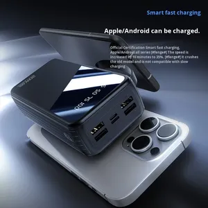 Batterie externe ultra-grande capacité 50 000 mAh Li-polymère, charge rapide Type-C, affichage numérique intelligent, utilisation en extérieur, autonomie extra longue - Product Image 4
