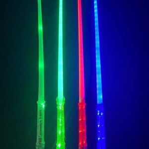 ดาบไฟ LED 12 ดวง ด้ามจับใส ไฟกระพริบ ดาบยาว ของเล่นเด็ก อุปกรณ์ประกอบปาร์ตี้ ดาบไฟฮาโลวีน คอสเพลย์ - Product Image 4