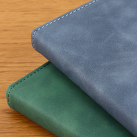 Carnet de notes portable A5 avec boucle magnétique, bloc-notes à insertion latérale, accessoire de papeterie pour le bureau et l'école